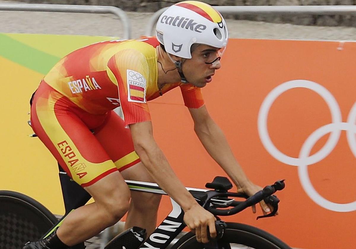 Castroviejo, durante la crono de Río 2026.